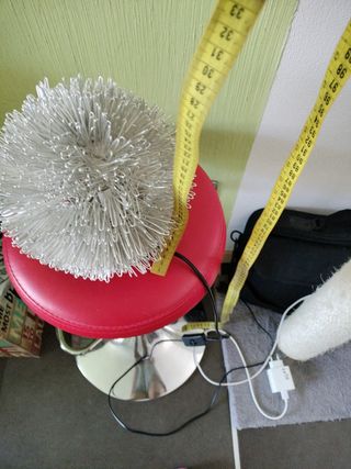 Lampada design argento