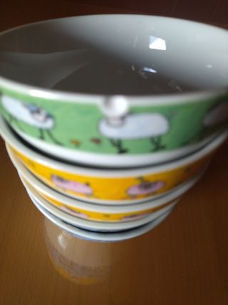 Cuencos porcelana.