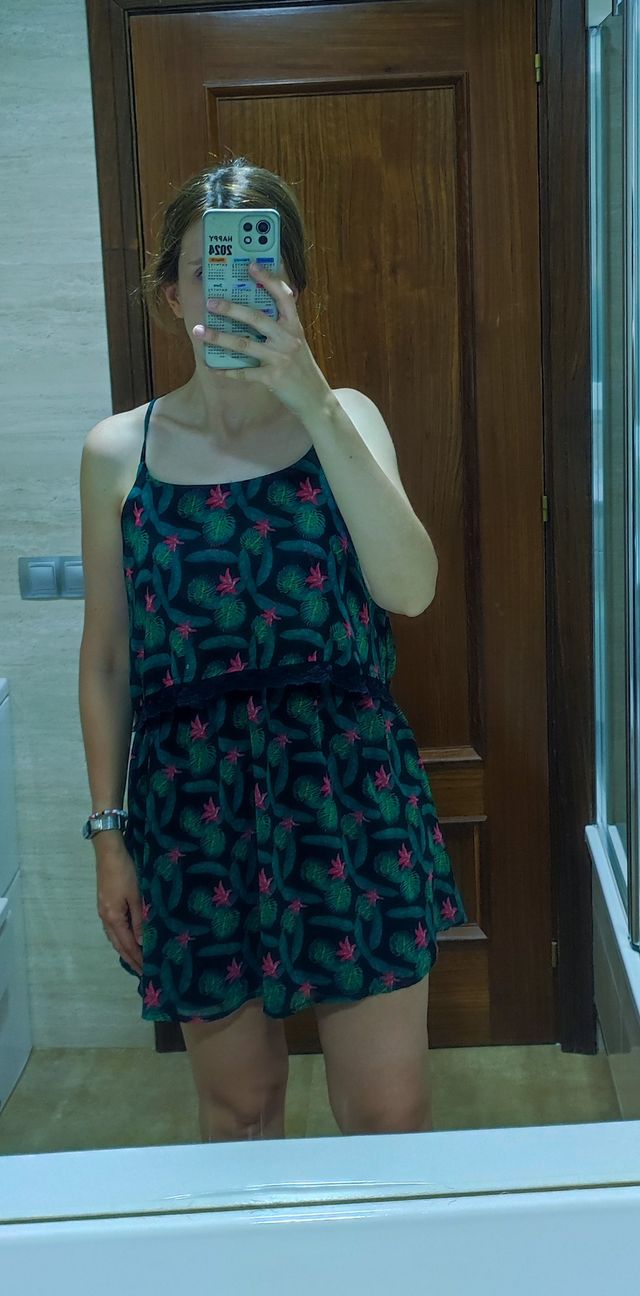 Vestido estampado verano