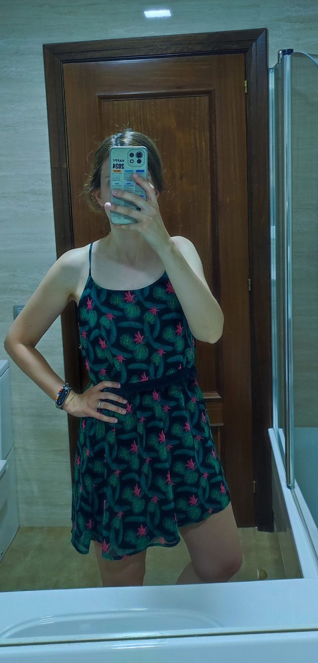 Vestido estampado verano