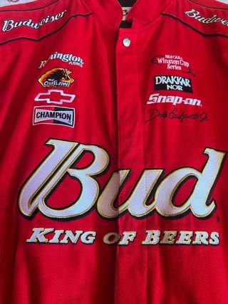 Chaqueta Nascar 2002 Budweiser Bud Dale Jr L