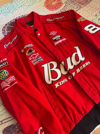 Chaqueta Nascar 2002 Budweiser Bud Dale Jr L