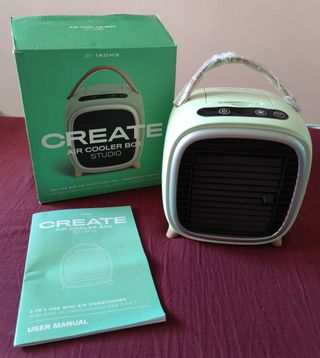 Mini ventilador humidificador portatil