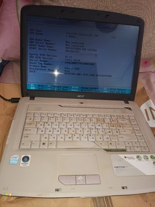Portátil Acer aspire 5315