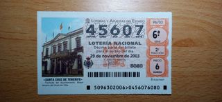 TENERIFE décimos y cupones (10)