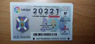 TENERIFE décimos y cupones (10)