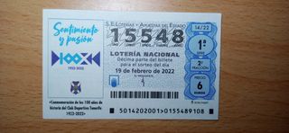 TENERIFE décimos y cupones (10)