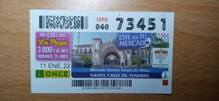 TENERIFE décimos y cupones (10)