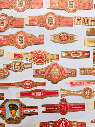 Vitolas de distintas marcas