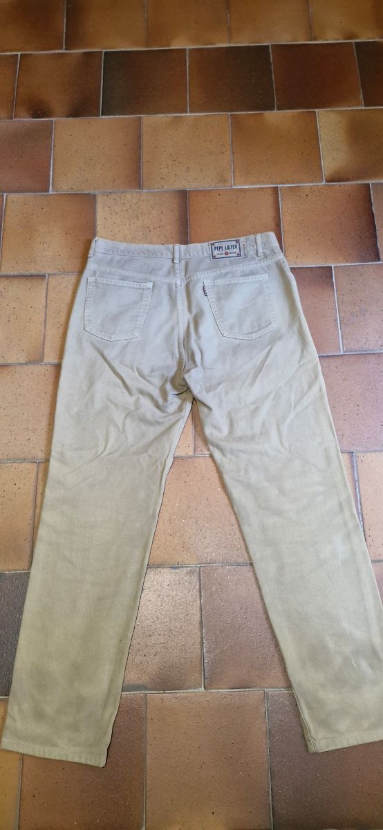 Pack dos pantalones color beige