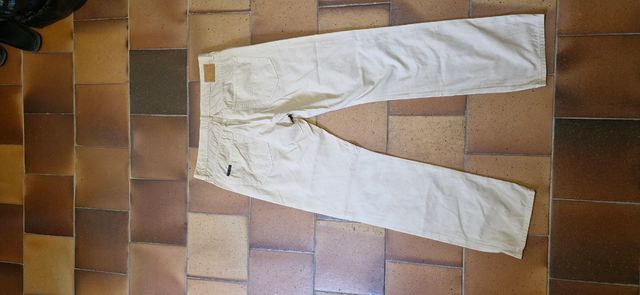 Pack dos pantalones color beige