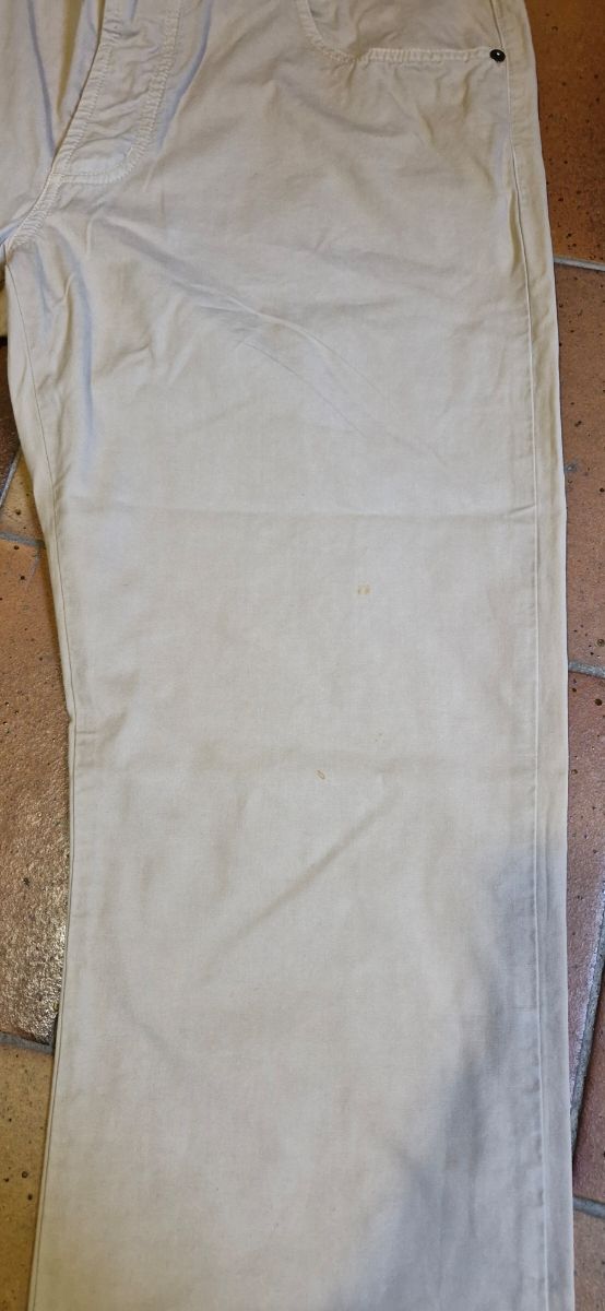 Pack dos pantalones color beige