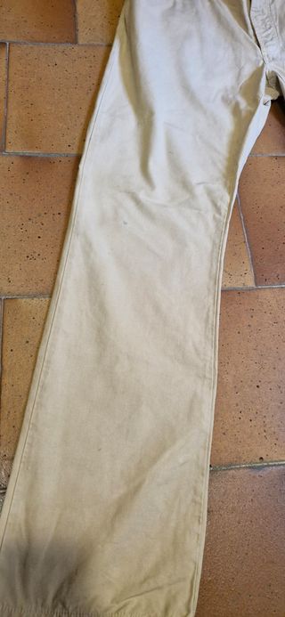 Pack dos pantalones color beige