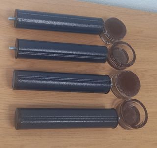 Pack 4 patas cilindricas somier
