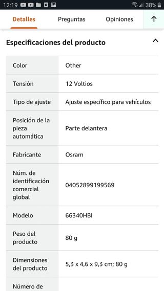 BOMBILLAS DE XENON OSRAM D3S ORIGINALES