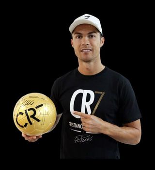 Balón autografiado personalmente por CR7 + COA