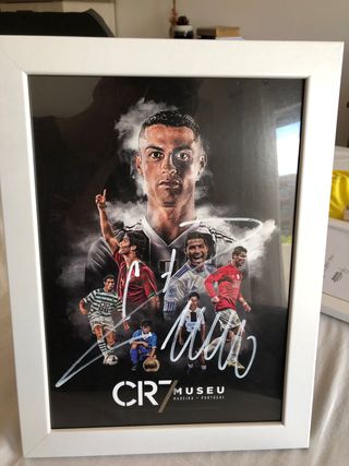 Balón autografiado personalmente por CR7 + COA