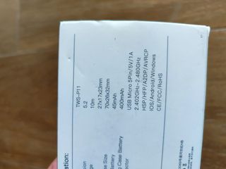 Auriculares inalámbricos bluetooth negro