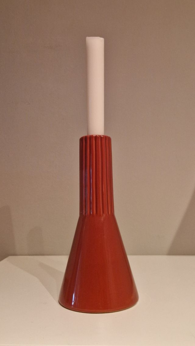 Portavelas teja candelabro