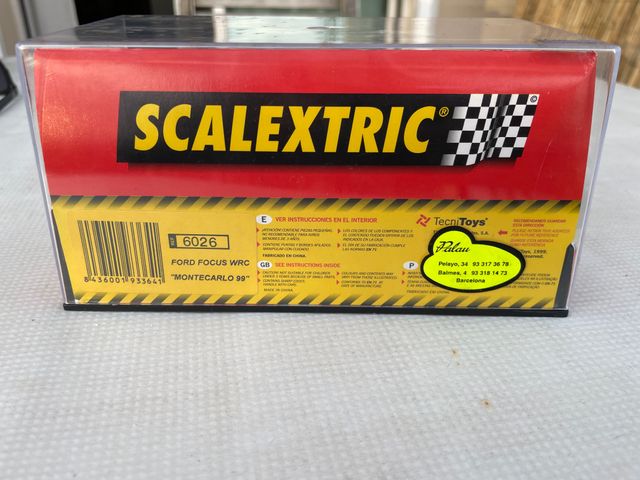 Scalextric Ford Focus WRC 6026 "Montecarlo 99"