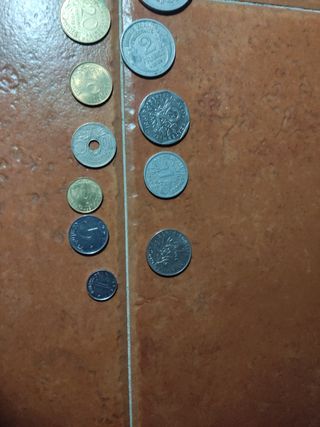 Monedas francesas (franco francés)