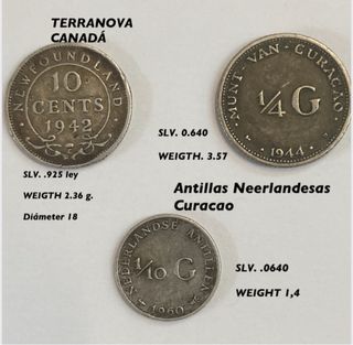 MONEDAS DE PLATA ANTIGUAS