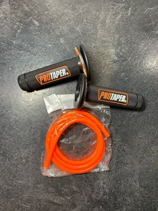 Puños protaper + manguito de gasolina, agua NUEVO