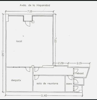 LOCAL COMERCIAL ALZIRA AVD.HISPANIDAD