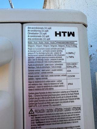 Maquina de aire acondicionado