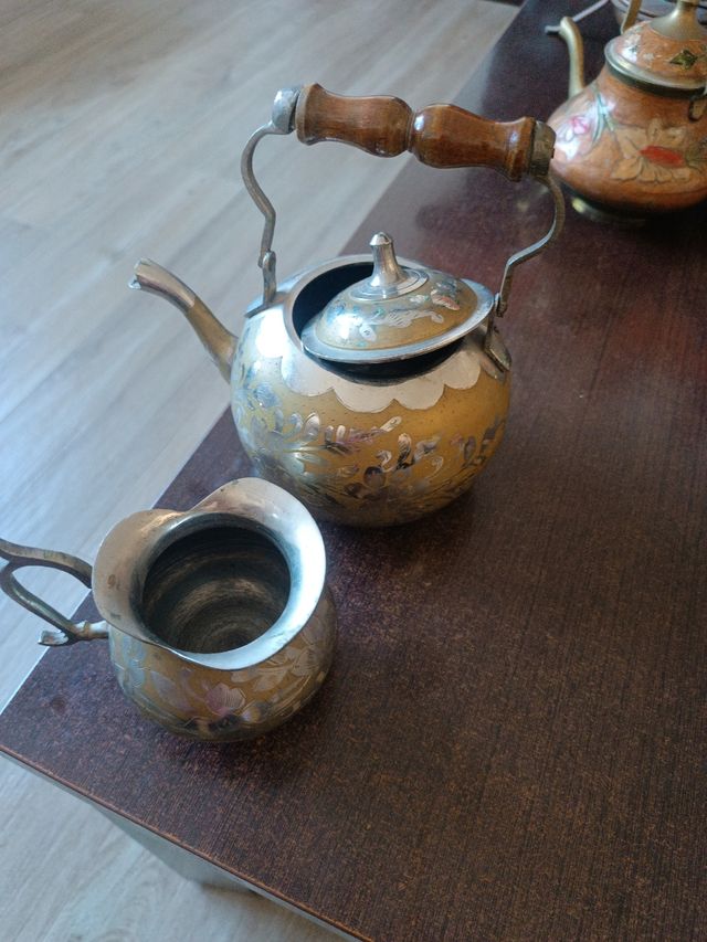 Tetera India + Lechera