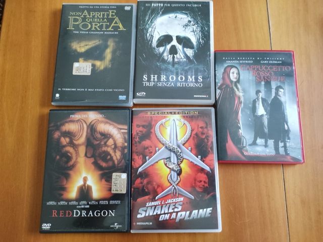 DVD originali usati tema Orrore/terrore
