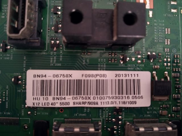 Placas base TV Samsung 40