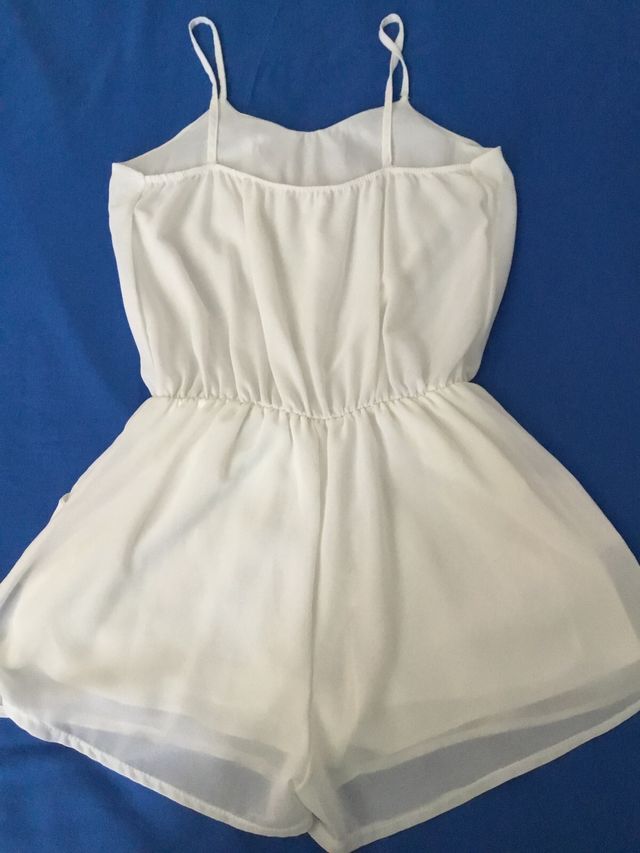 Mono corto blanco chica talla S
