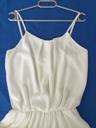 Mono corto blanco chica talla S