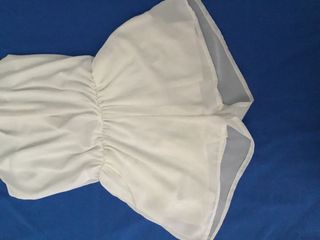 Mono corto blanco chica talla S
