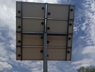 Placas solares de riego