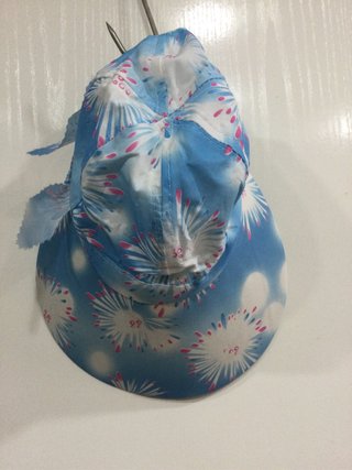 OFERTA Sombrero de playa azul-blanco