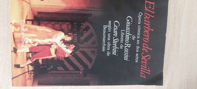 Libro El barbero de Sevilla