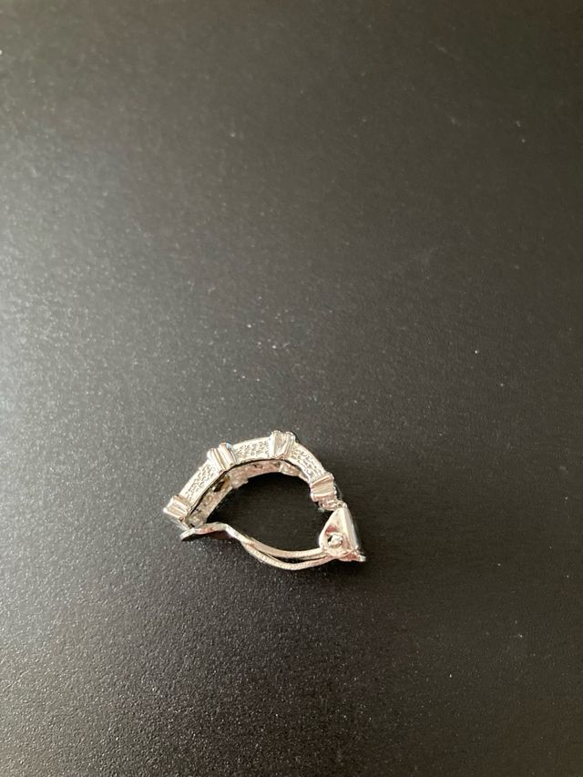 Gargantilla de Rodio y Pendientes