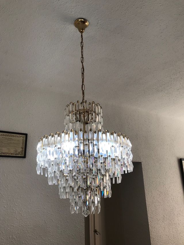 Lámpara cristalitos