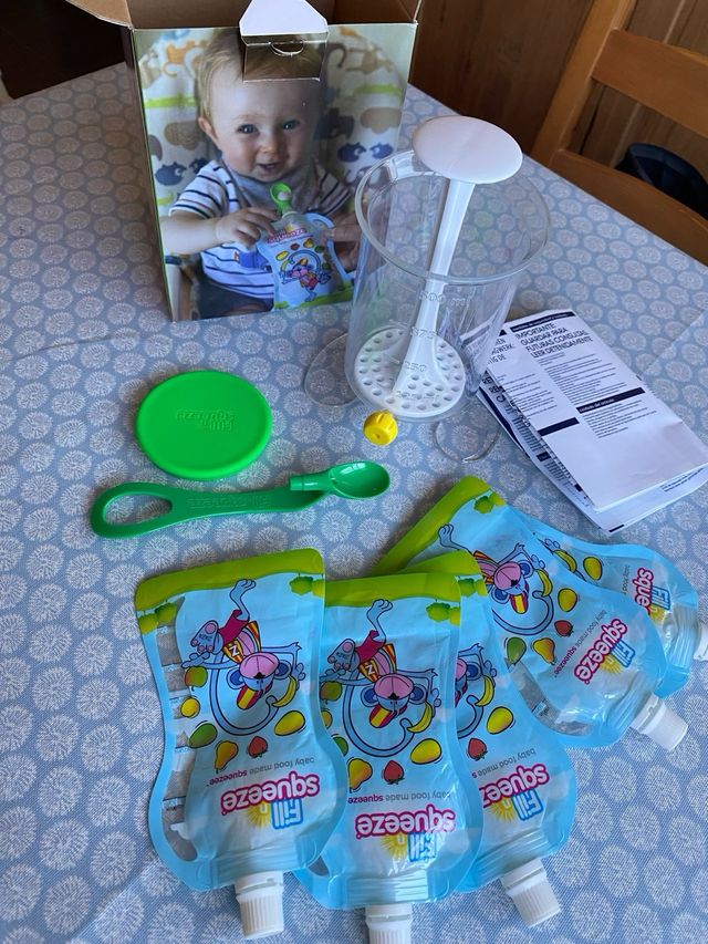 Fill Squeeze Rellenador comida bebe