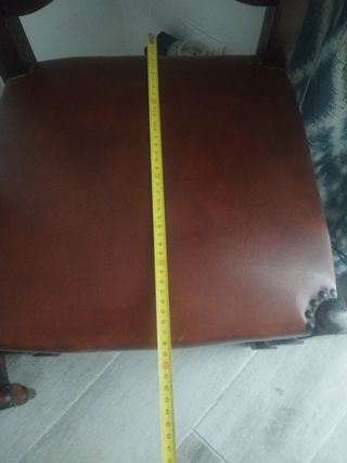 Silla vintage madera caoba