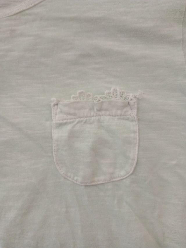 Camiseta fresca algodón Nina color agua