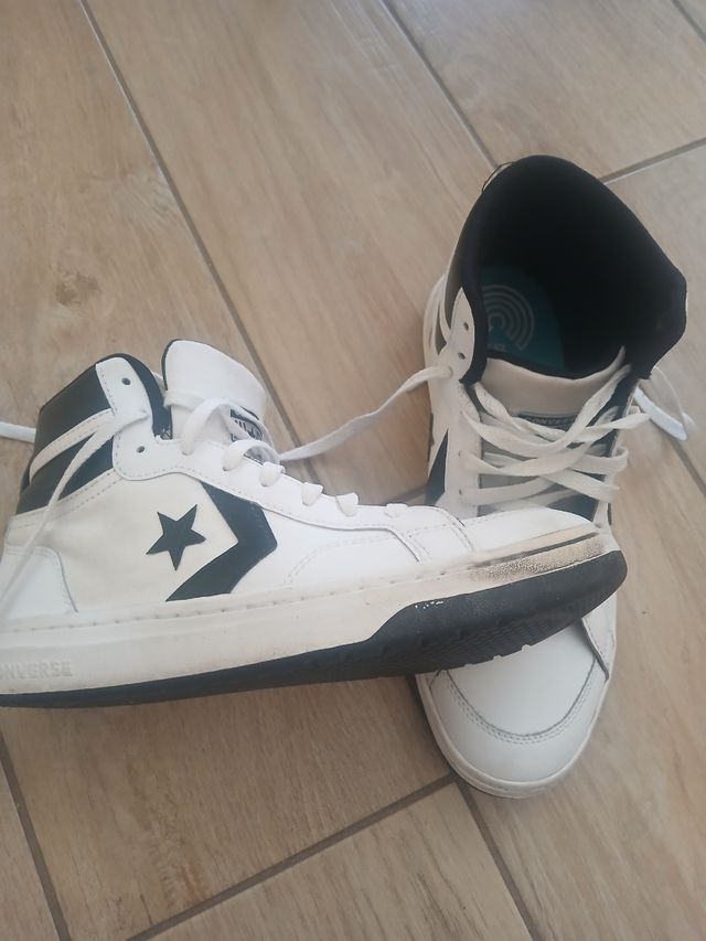 Converse uomo bianche