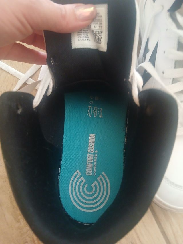 Converse uomo bianche