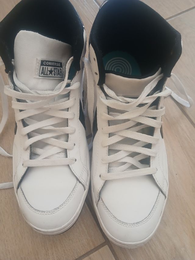 Converse uomo bianche