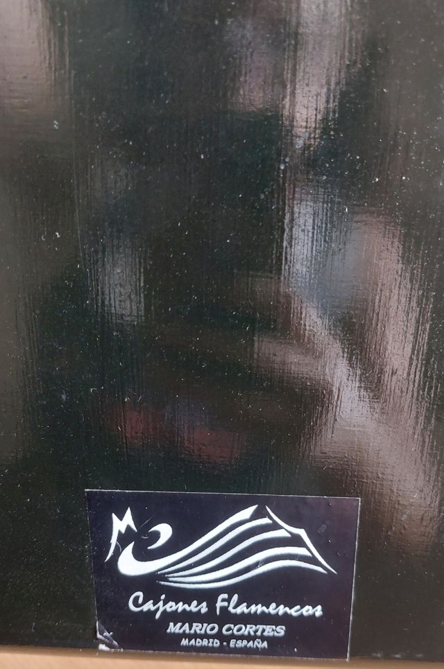 Cajón flamenco Mario Cortés