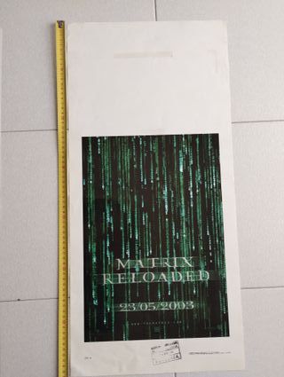 Matrix Reloaded  Locandina / Poster