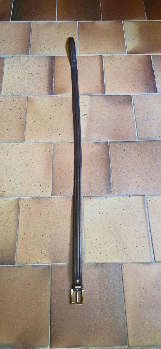 Cinturon de cuero marron