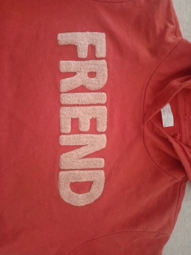 Sudadera Niña cómoda color salmon